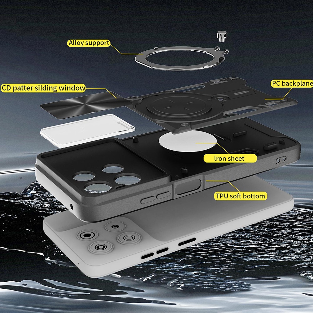 Techsuit CamGuard Pro - θήκη για Xiaomi 17 Pro - Μαύρο - Image 6