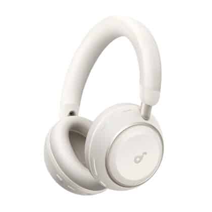 Anker - Ασύρματα ακουστικά SoundCore Space 2 (D1402G21) - AI 3-Mic, Ακύρωση θορύβου, Ήχος υψηλής ανάλυσης, LDAC, Λειτουργία ύπνου - Λευκό