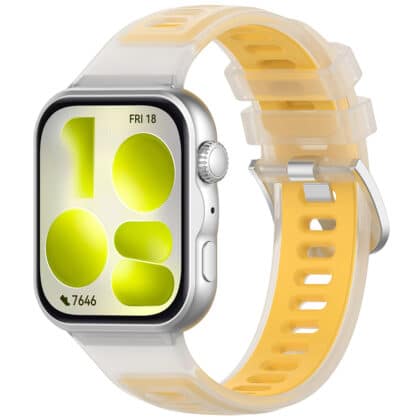 Techsuit - Λουράκι ρολογιού (W084) για Huawei Watch Fit 3 / Fit 4 / Fit 4 Pro / Fit 5 / Fit 5 Pro - Κίτρινο