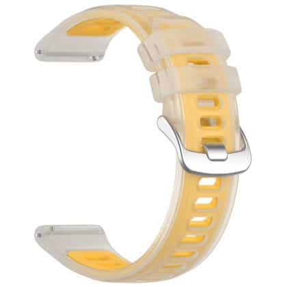 Techsuit - Λουράκι ρολογιού 20mm (W084) - Samsung Galaxy Watch4/5/Active 2, Huawei Watch GT 3 (42mm)/GT 3 Pro (43mm) - Κίτρινο