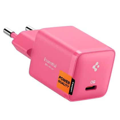 Spigen - Φορτιστής τοίχου Arcstation Essential EE301EU (ACH10449) - USB-C, Γρήγορη φόρτιση, PD 30W - Ροζ