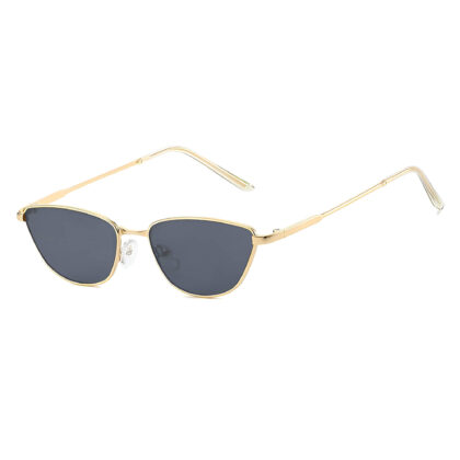Techsuit - Γυαλιά ηλίου Premium (622) - για γυναίκες, Σκελετός Cat-Eye, Μινιμαλιστικός Σχεδιασμός - Μαύρο