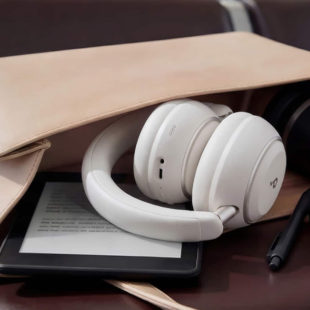 Anker - Ασύρματα ακουστικά SoundCore Space 2 (D1402G21) - AI 3-Mic, Ακύρωση θορύβου, Ήχος υψηλής ανάλυσης, LDAC, Λειτουργία ύπνου - Λευκό - Image 7