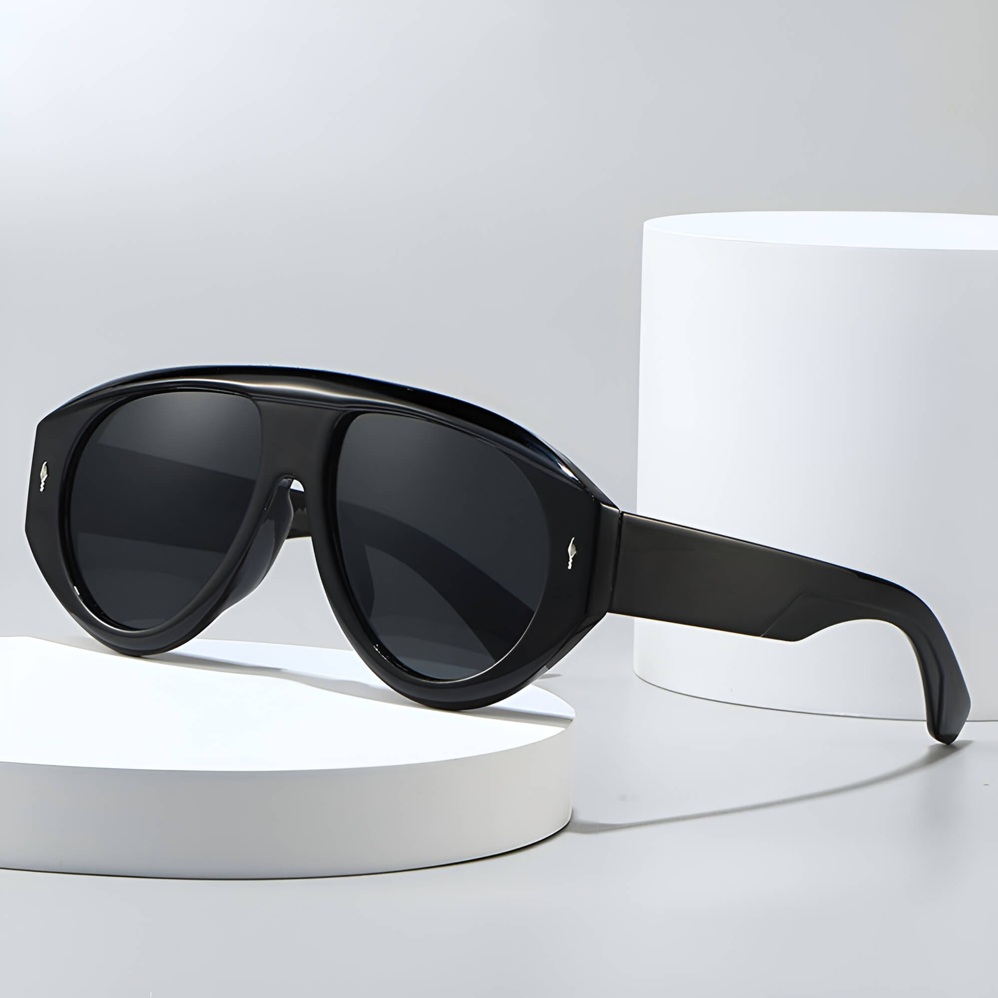 Techsuit - Γυαλιά ηλίου Premium για γυναίκες, oversized aviator σκελετός PC, ρετρό σχέδιο - Image 5