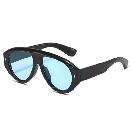 Techsuit - Γυαλιά ηλίου Premium για γυναίκες, Oversized Aviator, Μπλε Blizzard