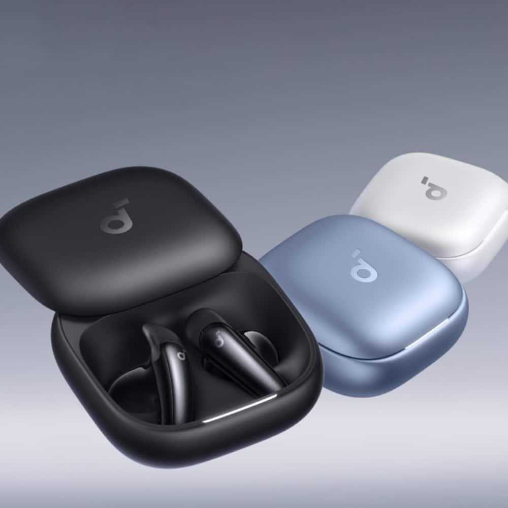Anker - Ασύρματα ακουστικά Soundcore Liberty Buds (D1200G21) - Bluetooth 6.1, Προσαρμοζόμενο ANC, 4 Μικρόφωνα, LDAC - Λευκό - Image 2
