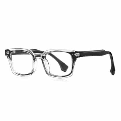 Techsuit - Γυαλιά Reflex PC κατά του μπλε φωτός (LS084) - Μαύρα / Διαφανή