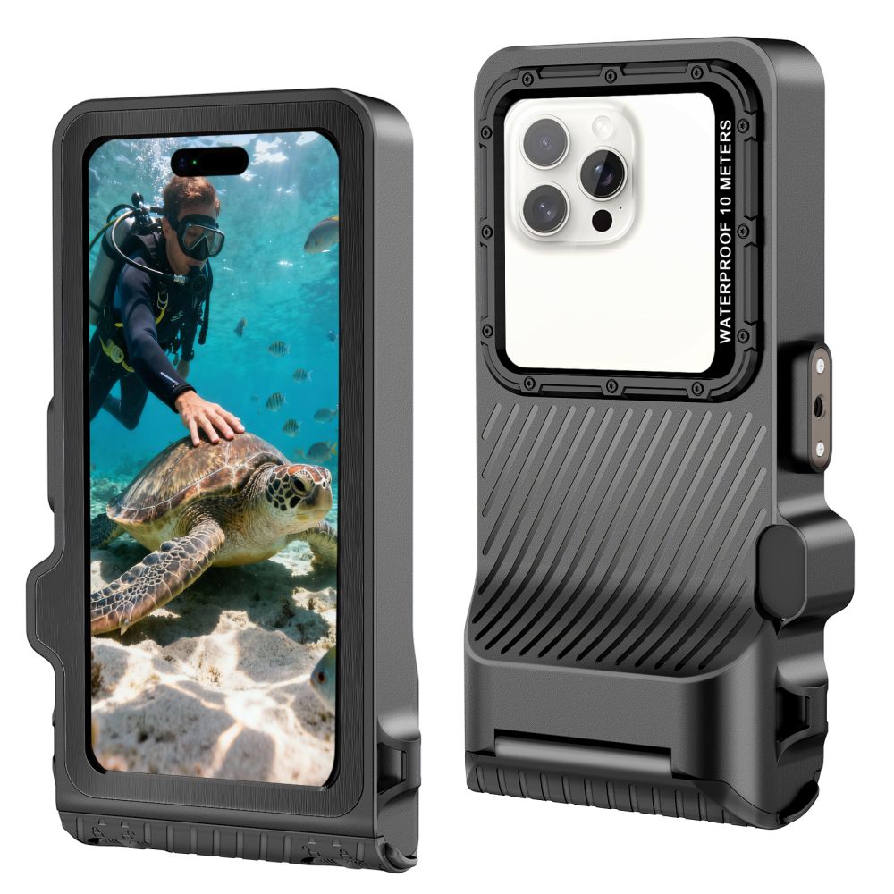 Αδιάβροχη Θήκη Tech-Protect IPX8 Pro για Καταδύσεις Universal Γκρι/Μαύρο - Image 3
