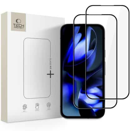 Σκληρυμένο γυαλί Tech-Protect Glass Fit+ Συσκευασία 2 τεμαχίων για Google Pixel 9A / 10A Μαύρο
