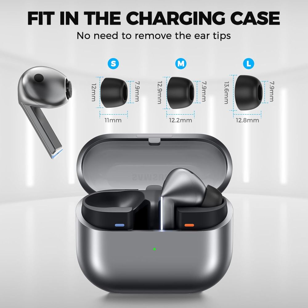 TECH-PROTECT ΑΝΤΑΛΛΑΚΤΙΚΑ ΑΚΟΥΣΤΙΚΩΝ SAMSUNG GALAXY BUDS 3 PRO / 4 PRO ΓΚΡΙ - Image 3