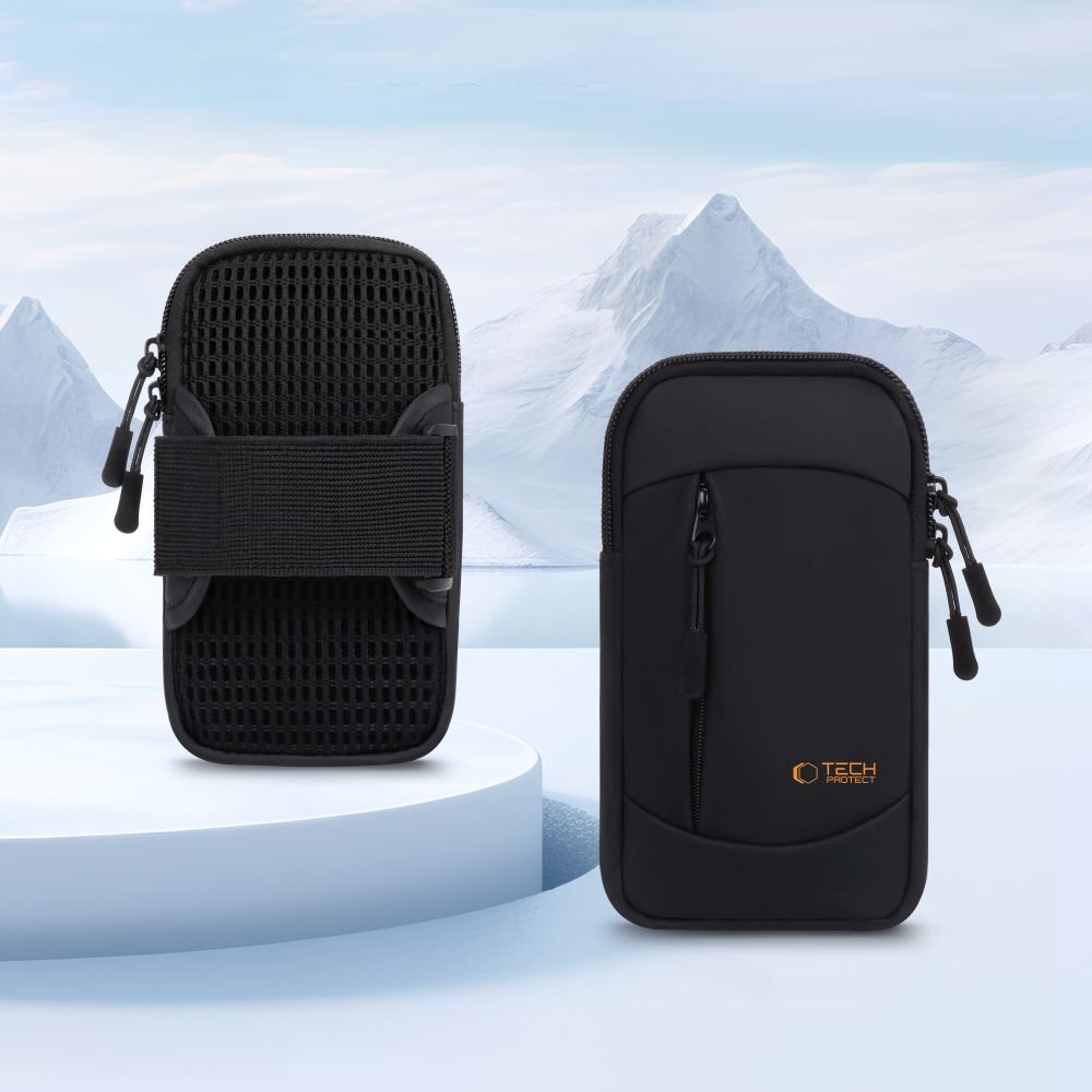 ΜΠΡΑΤΣΟ TECH-PROTECT M6 UNIVERSAL SPORT ΜΑΥΡΟ/ΠΟΡΤΟΚΑΛΙ - Image 3
