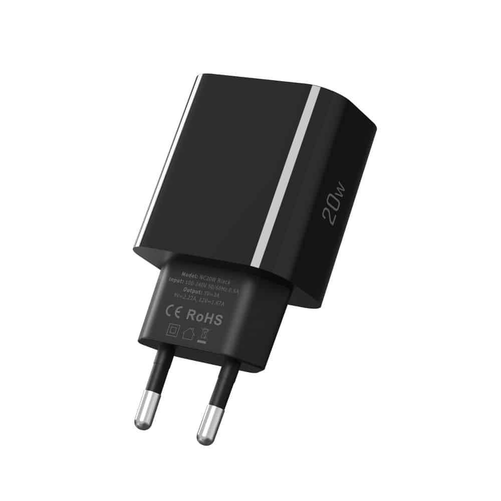 TECH-PROTECT NC20W ΦΟΡΤΙΣΤΗΣ ΔΙΚΤΥΟΥ 1 ΘΥΡΑΣ PD 20W ΜΑΥΡΟΣ - Image 3