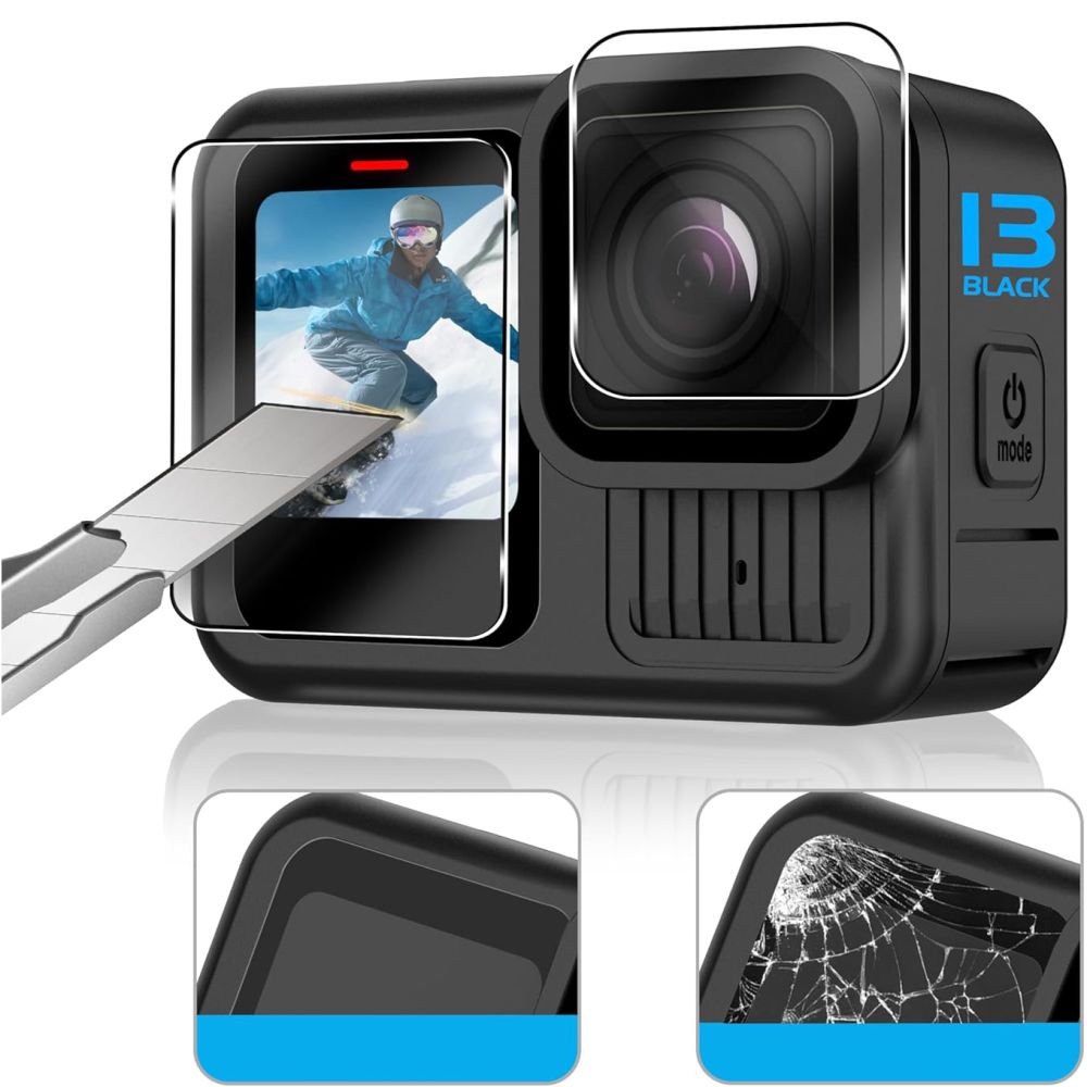 GoPro Hero 9/10/11/12 Διαφανές Γυαλί Tech-Protect Fit+ Σετ 2 Καμερών - Image 3
