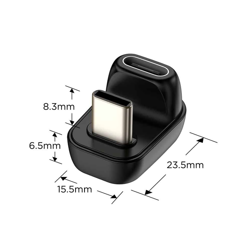 Tech-Protect UltraBoost AA04 Προσαρμογέας Γωνίας Type-C Μαύρο - Image 2