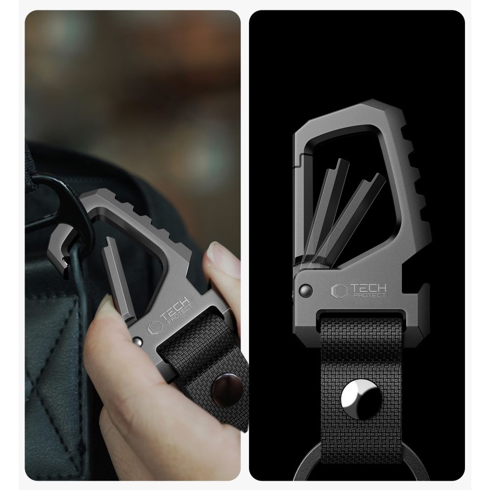 ΜΠΡΕΛΟΚ ΜΕ ΚΑΡΑΜΠΙΝΕΡ TECH-PROTECT SLIDELOCK, ΜΕΤΑΛΛΙΚΟ - Image 3