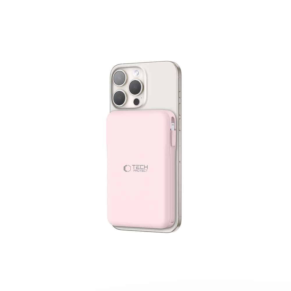 TECH-PROTECT PB31 LIFEMAG MAGSAFE POWER BANK 10000MAH ΡΟΖ - Image 3