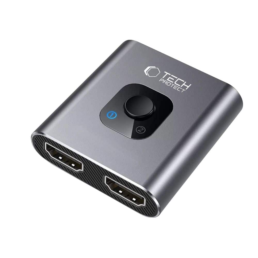 TECH-PROTECT HB07 ΑΝΤΑΠΤΟΡΑΣ 2ΣΕ1 HDMI 4K 60HZ ΧΩΡΙΚΟΥ ΓΚΡΙ - Image 3