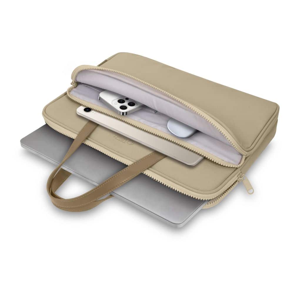 Τσάντα μεταφοράς Tech-Protect για laptop 13-14 Desert Beige - Image 3