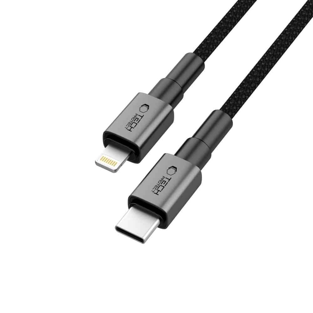 Καλώδιο Tech-Protect Ultraboost DNA Lightning PD 27W/3A 100cm Γκρι - Image 3