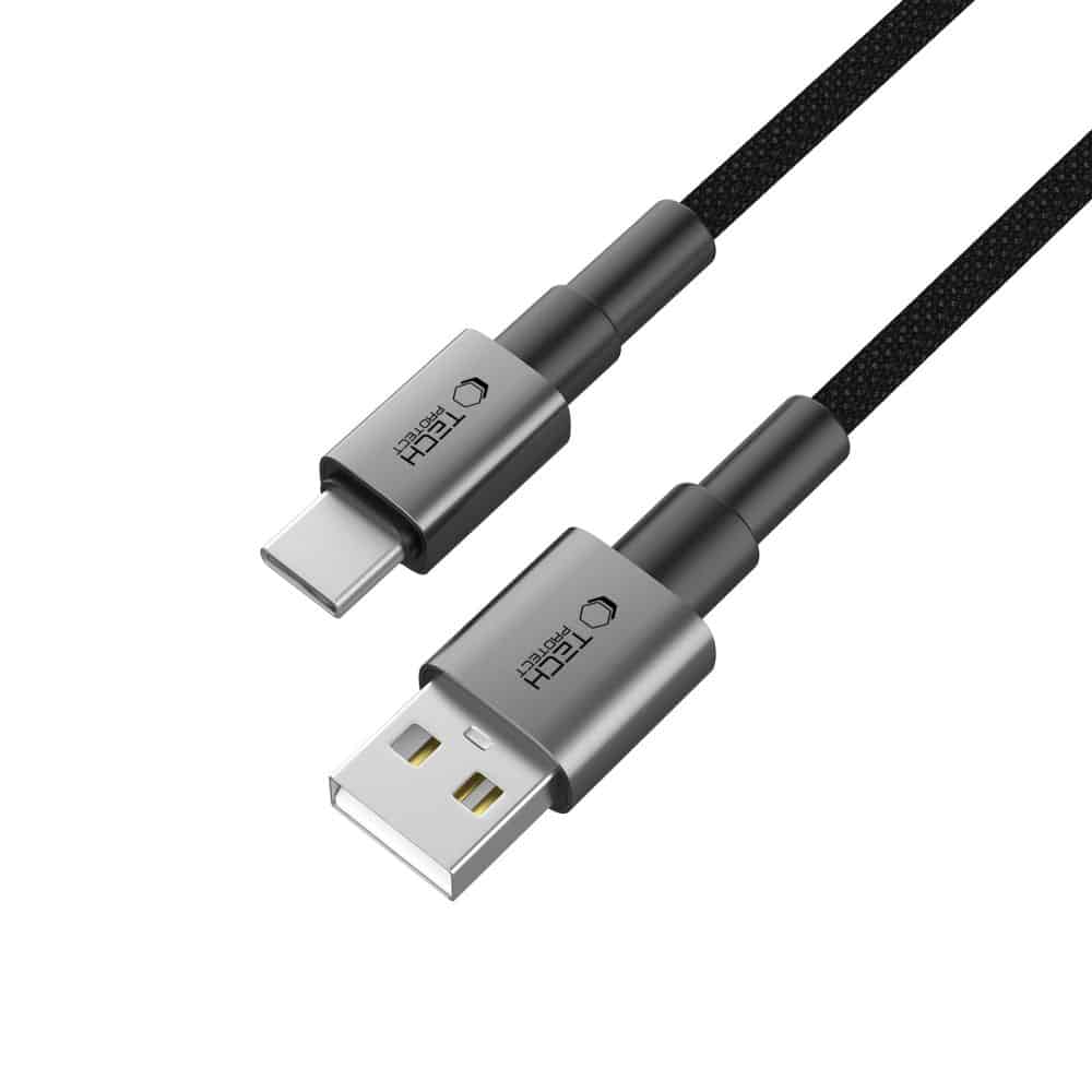 ΚΑΛΩΔΙΟ TECH-PROTECT ULTRABOOST DNA TYPE-C 15W/3A 200CM ΓΚΡΙ ΣΙΔΗΡΟΥ - Image 3