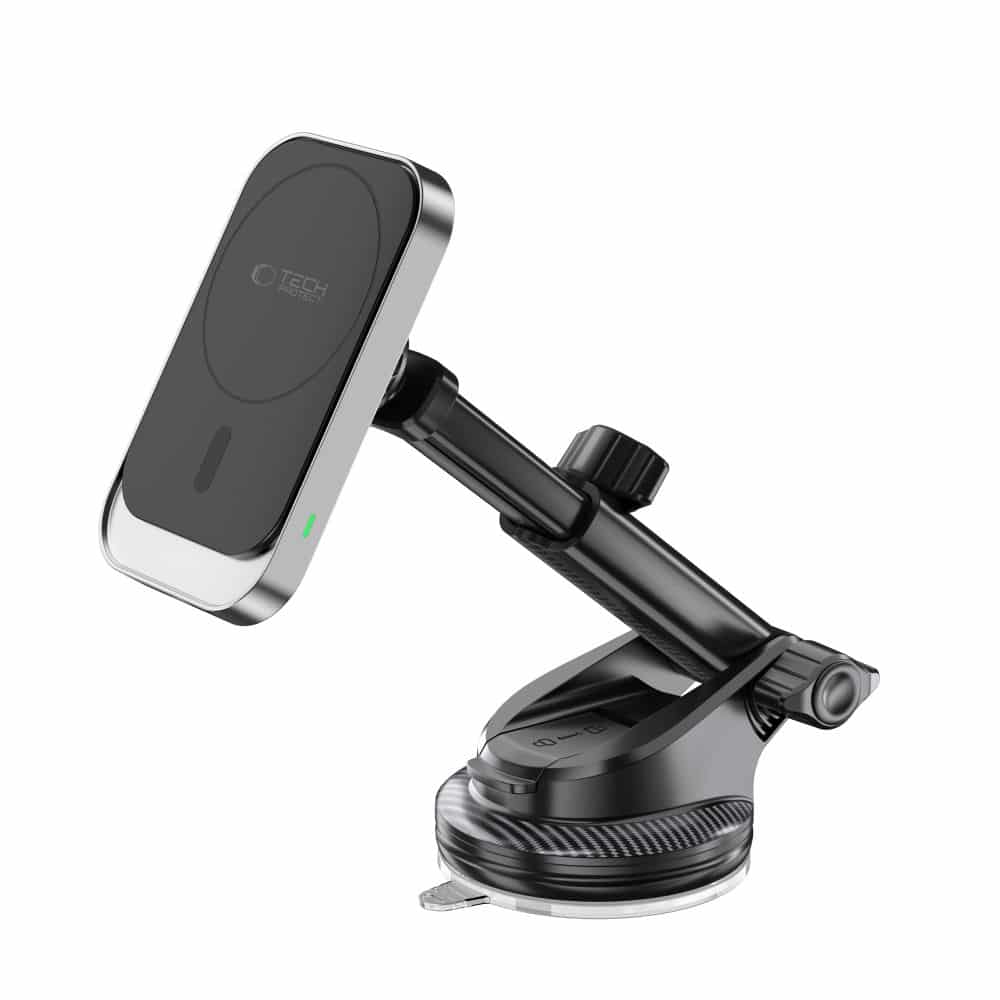 TECH-PROTECT MM15W-V9 ΜΑΓΝΗΤΙΚΗ ΑΣΦΑΛΕΙΑ MAGSAFE ΓΙΑ ΤΑΜΠΛΟ & ΑΕΡΙΣΜΟ ΑΥΤΟΚΙΝΗΤΟΥ ΑΣΥΡΜΑΤΟΣ ΦΟΡΤΙΣΤΗΣ 15W ΜΑΥΡΟΣ - Image 3