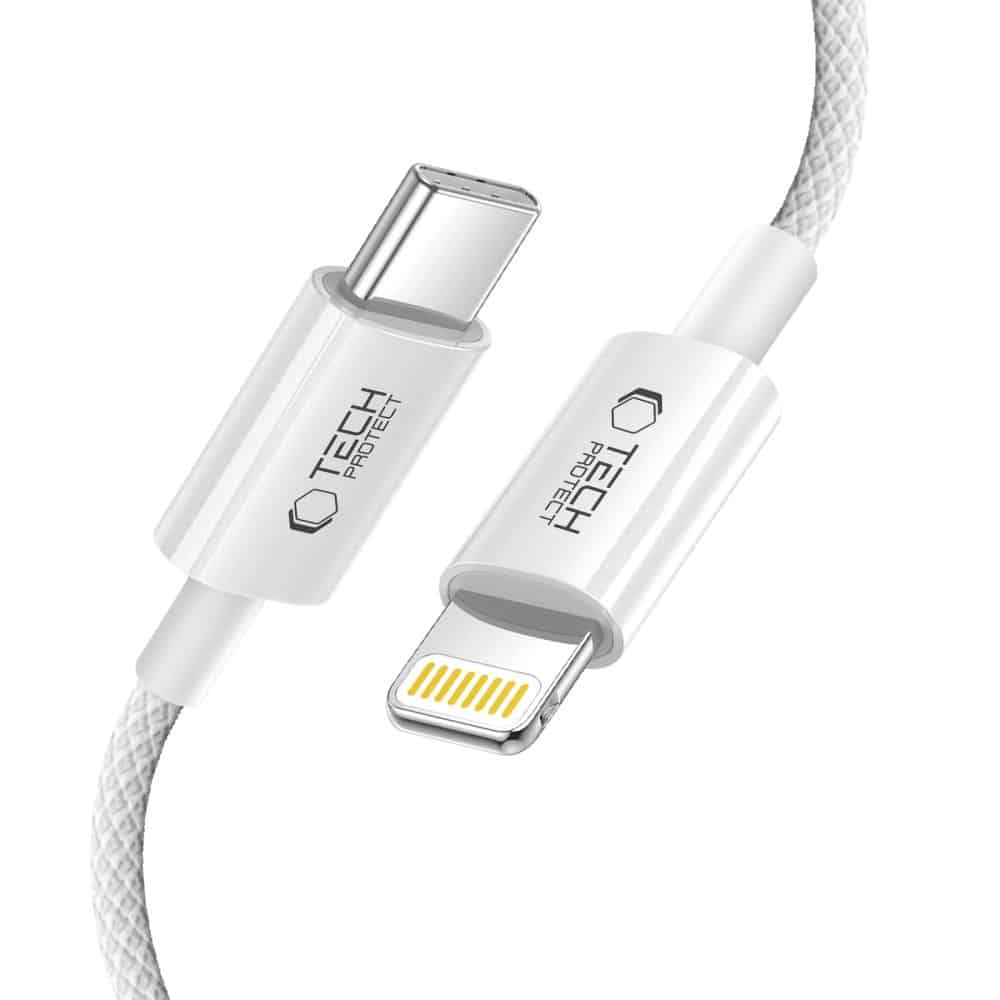 Καλώδιο Lightning Tech-Protect Ultraboost Lite PD27W/3A 100cm Cool Grey - Image 3