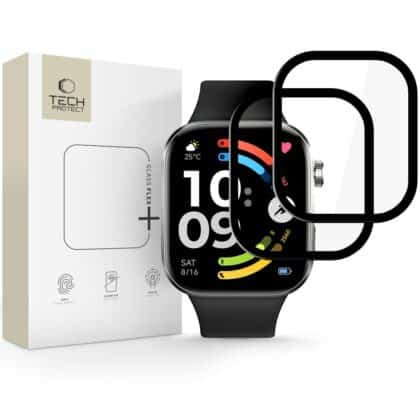 ΥΒΡΙΔΙΚΟ GLASS TECH-PROTECT GLASS FLEX+ 2 ΤΕΜΑΧΙΑ ΓΙΑ XIAOMI REDMI WATCH 6 ΜΑΥΡΟ
