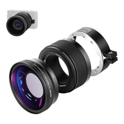 Ευρυγώνιος φακός Neewer για Sony ZV1 (μαύρο)