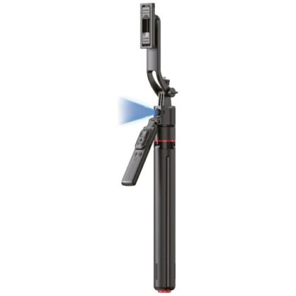 Τρίποδο selfie stick 4smarts με παρακολούθηση προσώπου 360° AI, μαύρο