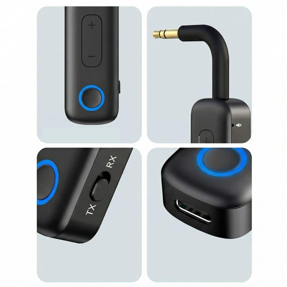 Tech-Protect Ultraboost AU02 Προσαρμογέας Ήχου AUX Bluetooth 5.4 Μαύρο - Image 4