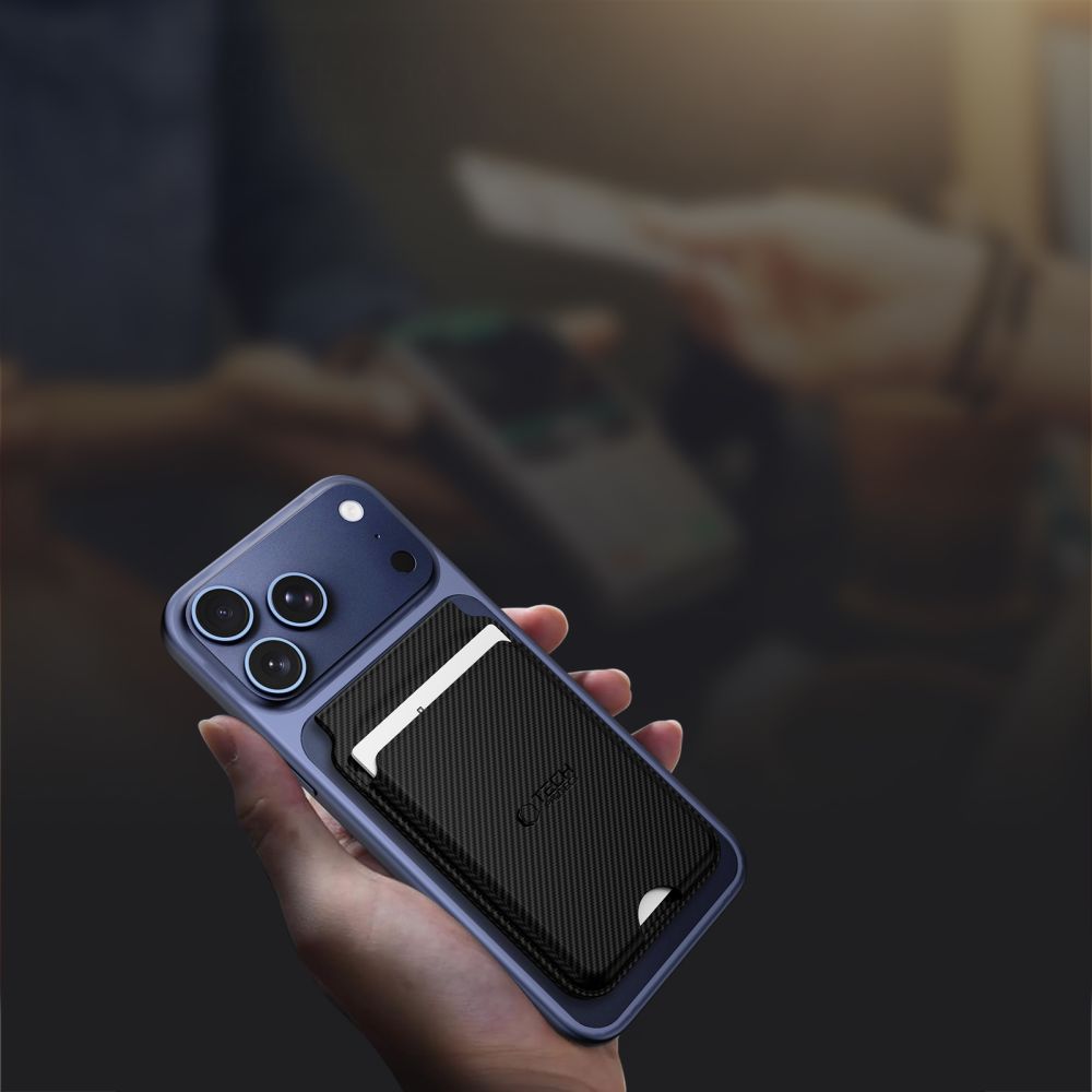 ΒΑΣΗ MAGWALLET TECH-PROTECT MAGSAFE UNIVERSAL RFID ΜΑΓΝΗΤΙΚΗ ΘΗΚΗ ΚΑΡΤΑΣ CARBON - Image 4