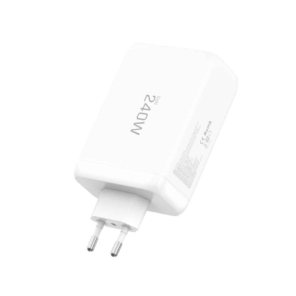 TECH-PROTECT NC240W-GAN ΦΟΡΤΙΣΤΗΣ 4 ΘΥΡΩΝ PD 240W / QC3.0 ΛΕΥΚΟΣ - Image 4