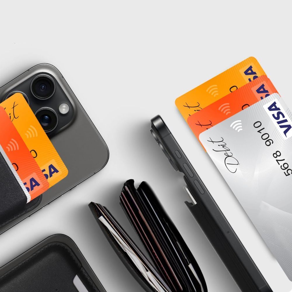 TECH-PROTECT CH01 MAGWALLET MAGSAFE UNIVERSAL ΜΑΓΝΗΤΙΚΗ ΘΗΚΗ ΚΑΡΤΑΣ ΠΟΡΤΟΚΑΛΙ - Image 3