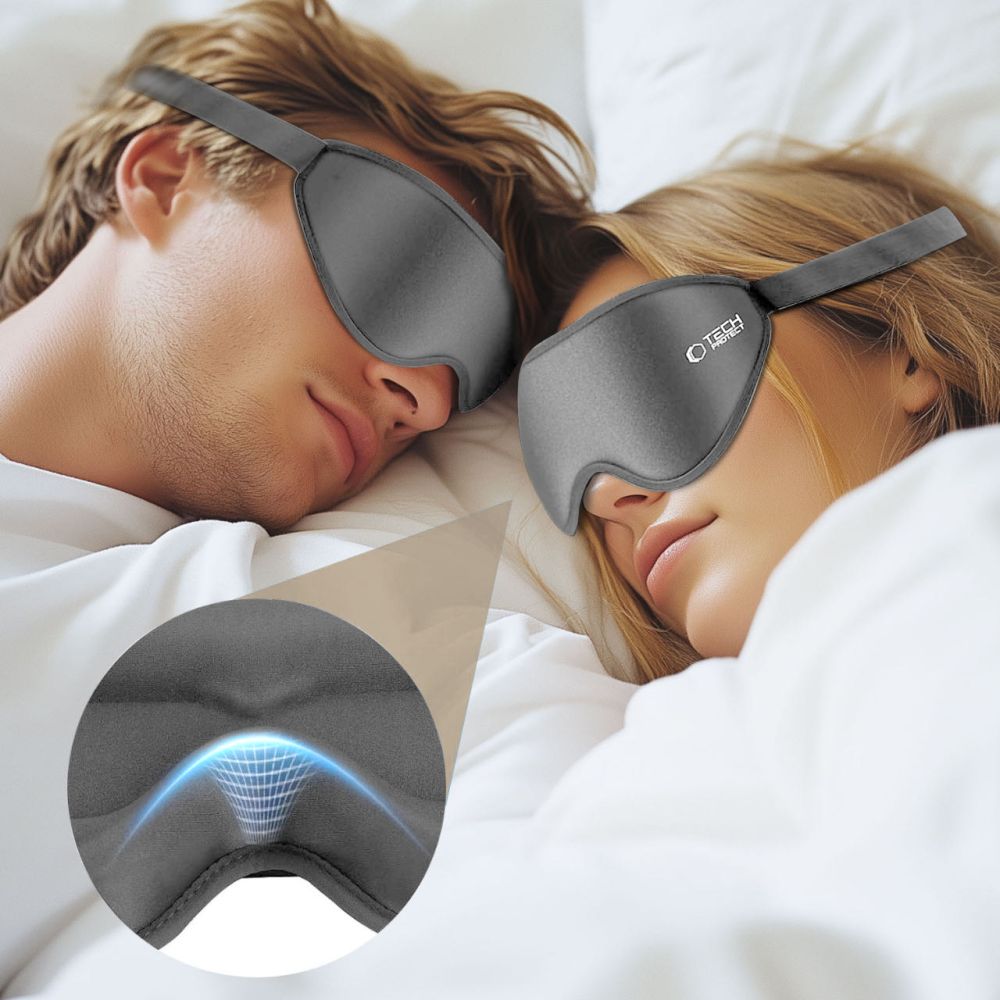 TECH-PROTECT ΜΑΣΚΑ ΥΠΝΟΥ ΓΚΡΙ - Image 5