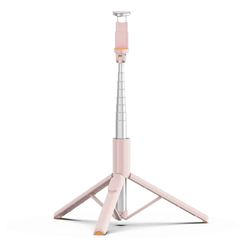 TECH-PROTECT L09S ΤΡΙΠΟΔΟ SELFIE STICK BLUETOOTH ΡΟΖ - Image 4