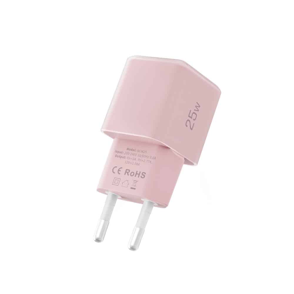 TECH-PROTECT NCM25 ΦΟΡΤΙΣΤΗΣ ΔΙΚΤΥΟΥ 1 ΘΥΡΑΣ PD 25W ΜΩΡΟ ΡΟΖ - Image 4