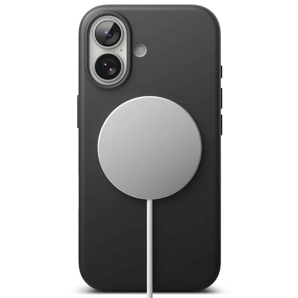 Ringke SILICONE MAGNETIC MAGSAFE - θήκη για Apple iPhone 17 - Μαύρο - Image 5