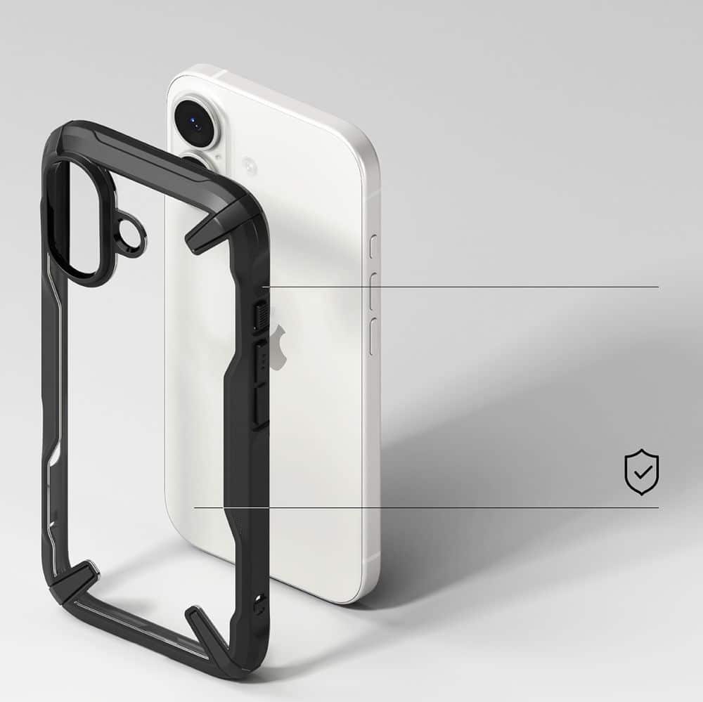 Ringke Fusion X - θήκη για Apple iPhone 17 - Μαύρο - Image 4
