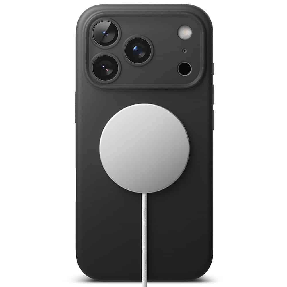 Ringke SILICONE MAGNETIC MAGSAFE - θήκη για Apple iPhone 17 Pro - Μαύρο - Image 5