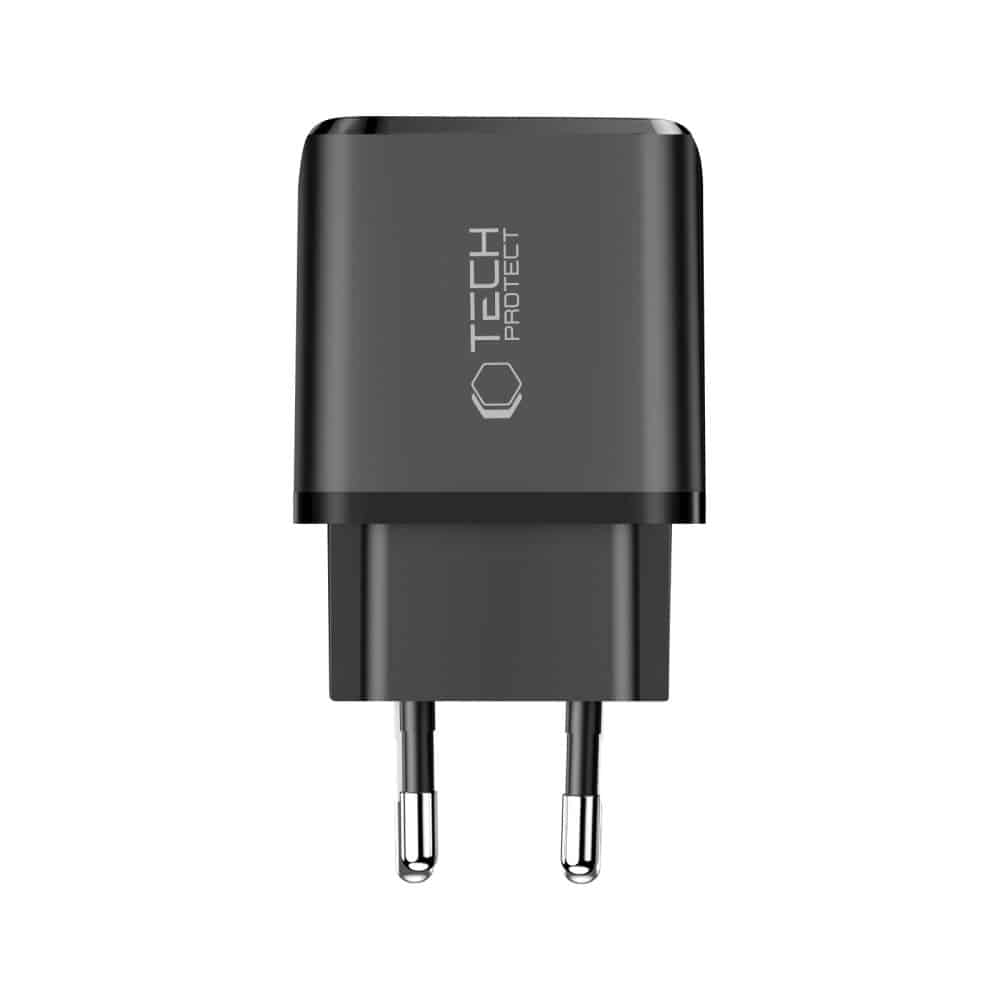 TECH-PROTECT NCA30 ΦΟΡΤΙΣΤΗΣ ΔΙΚΤΥΟΥ 2 ΘΥΡΩΝ PD 30W / QC3.0 ΜΑΥΡΟΣ - Image 4