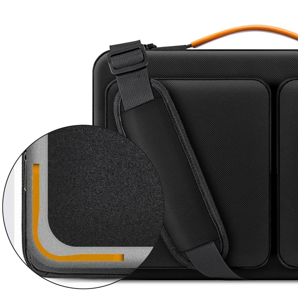 Τσάντα Tech-Protect Defender για Laptop 13-14 Μαύρη/Πορτοκαλί - Image 4