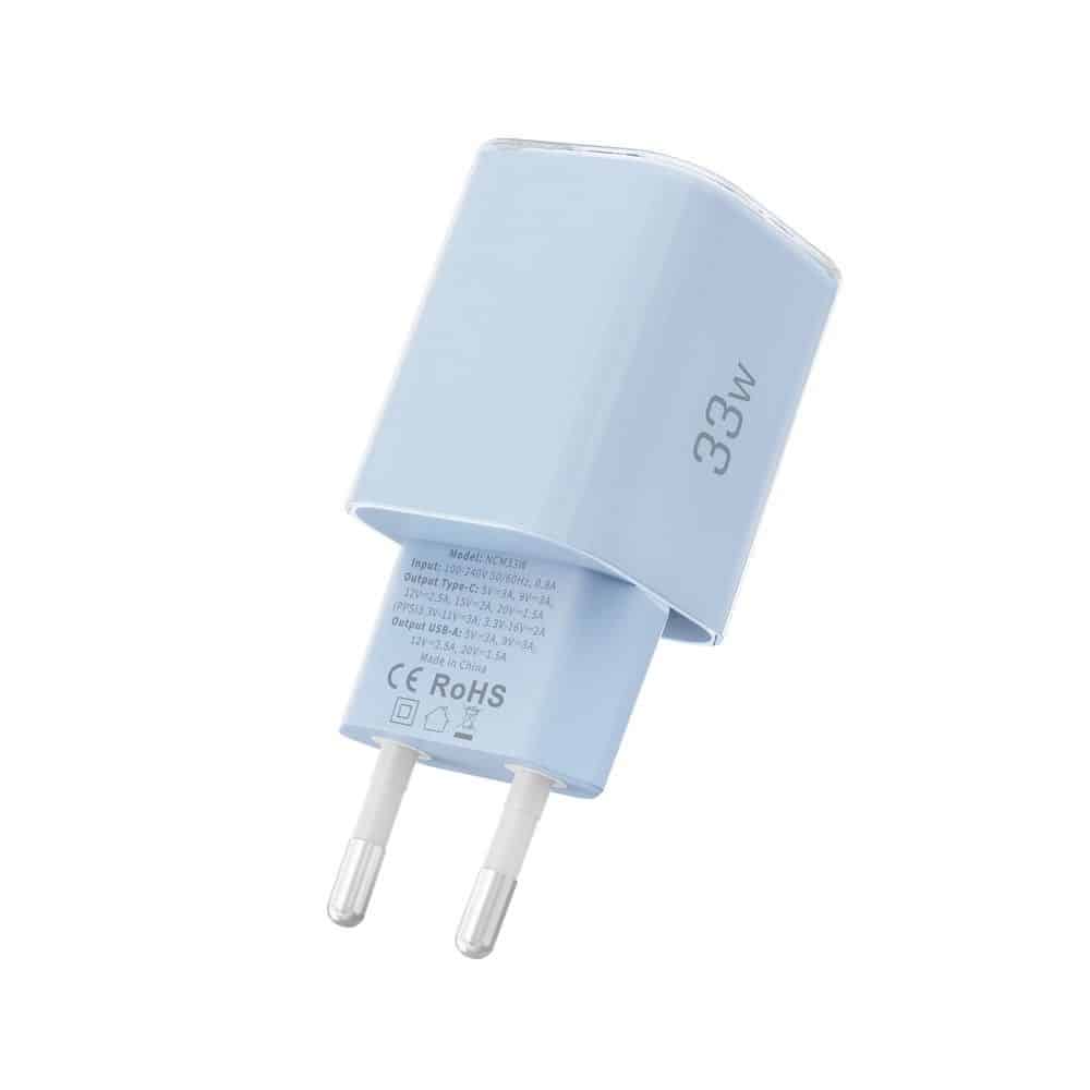 TECH-PROTECT NCM33 ΦΟΡΤΙΣΤΗΣ 2 ΘΥΡΩΝ PD 33W / QC3.0 ΜΩΡΟ ΜΠΛΕ - Image 4