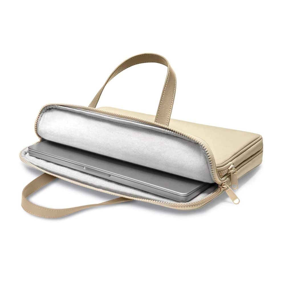 Τσάντα μεταφοράς Tech-Protect για laptop 13-14 Desert Beige - Image 4