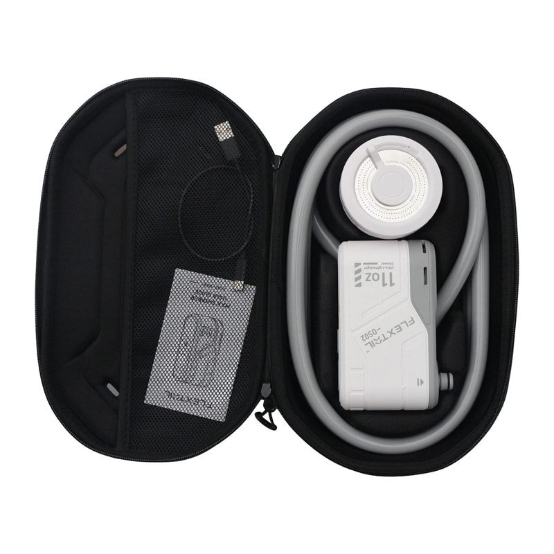 Φορητό ντους Flextail Max με θήκη (Λευκό) - Image 4