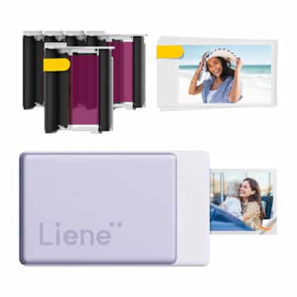 Σετ φορητού εκτυπωτή φωτογραφιών Liene Pearl N200 Pro 2x3" (Μωβ)