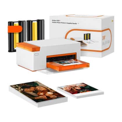 Φορητός εκτυπωτής φωτογραφιών Liene Amber M110 4x6" με 60 φύλλα χαρτιού φωτογραφιών 4x6"