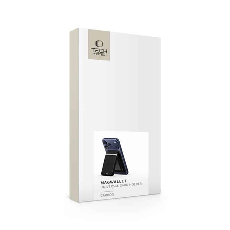 ΒΑΣΗ MAGWALLET TECH-PROTECT MAGSAFE UNIVERSAL RFID ΜΑΓΝΗΤΙΚΗ ΘΗΚΗ ΚΑΡΤΑΣ CARBON - Image 5
