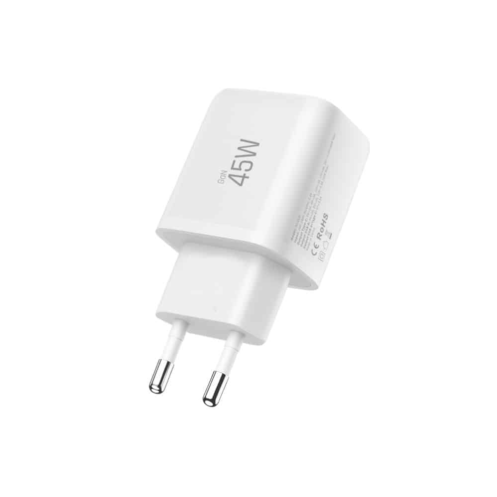 TECH-PROTECT NCA45W-GAN ΦΟΡΤΙΣΤΗΣ 2 ΘΥΡΩΝ PD 45W / QC3.0 + ΚΑΛΩΔΙΟ LIGHTNING ΛΕΥΚΟ - Image 5