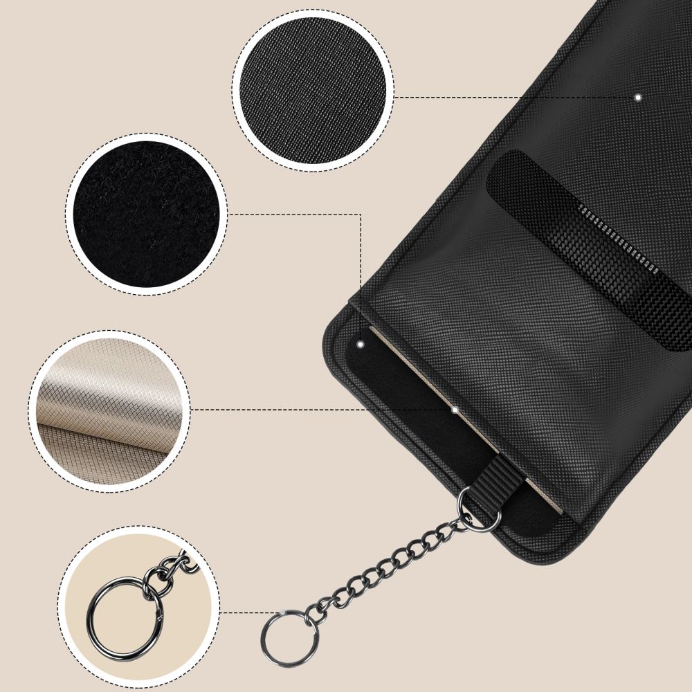 Θήκη Tech-Protect KLR400 χωρίς κλειδί, μπλοκάρισμα σήματος RFID, μαύρη - Image 5