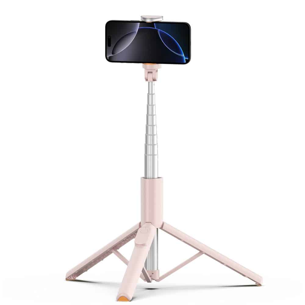 TECH-PROTECT L09S ΤΡΙΠΟΔΟ SELFIE STICK BLUETOOTH ΡΟΖ - Image 5